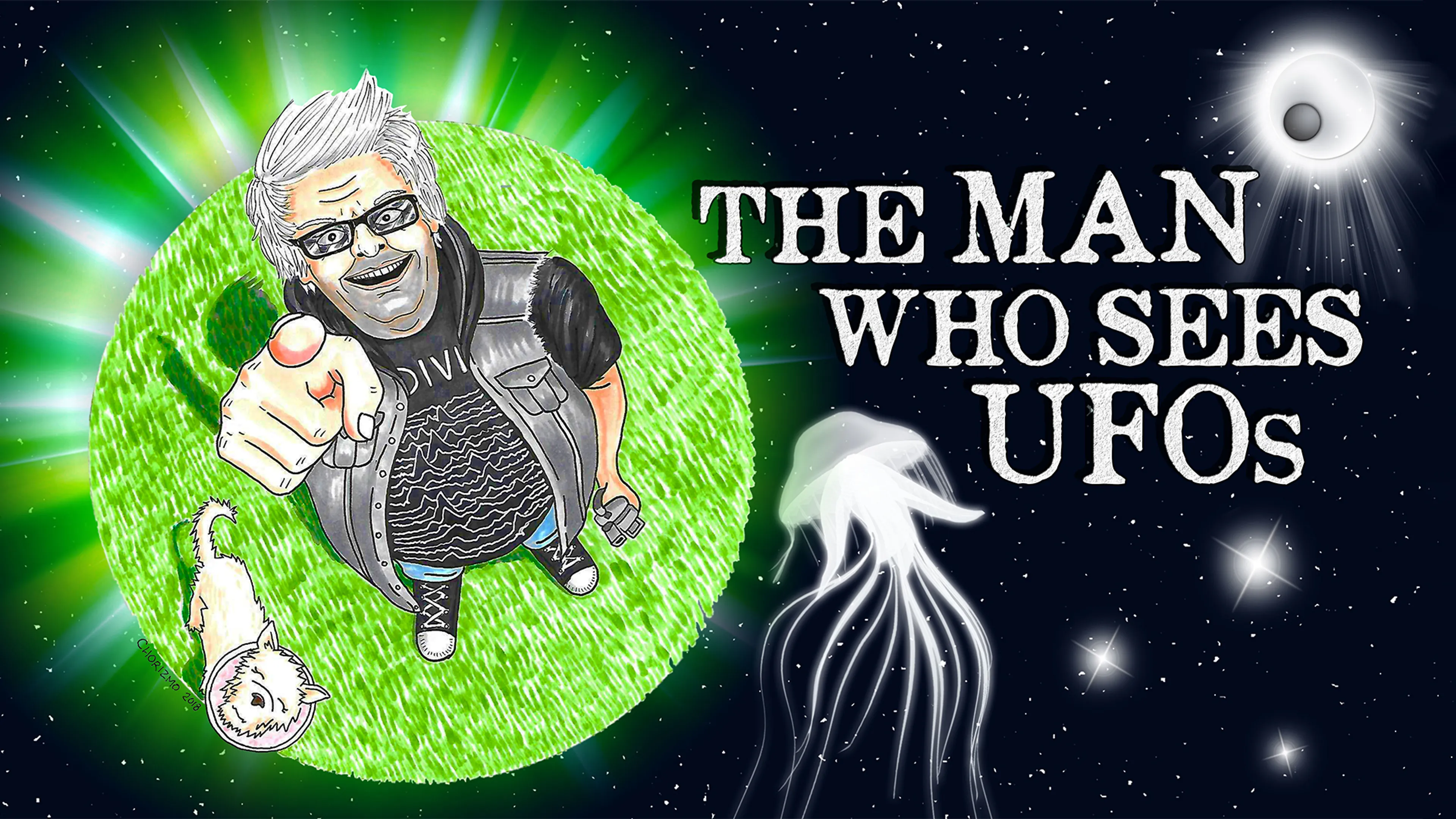 The Man Who Sees UFOs poster